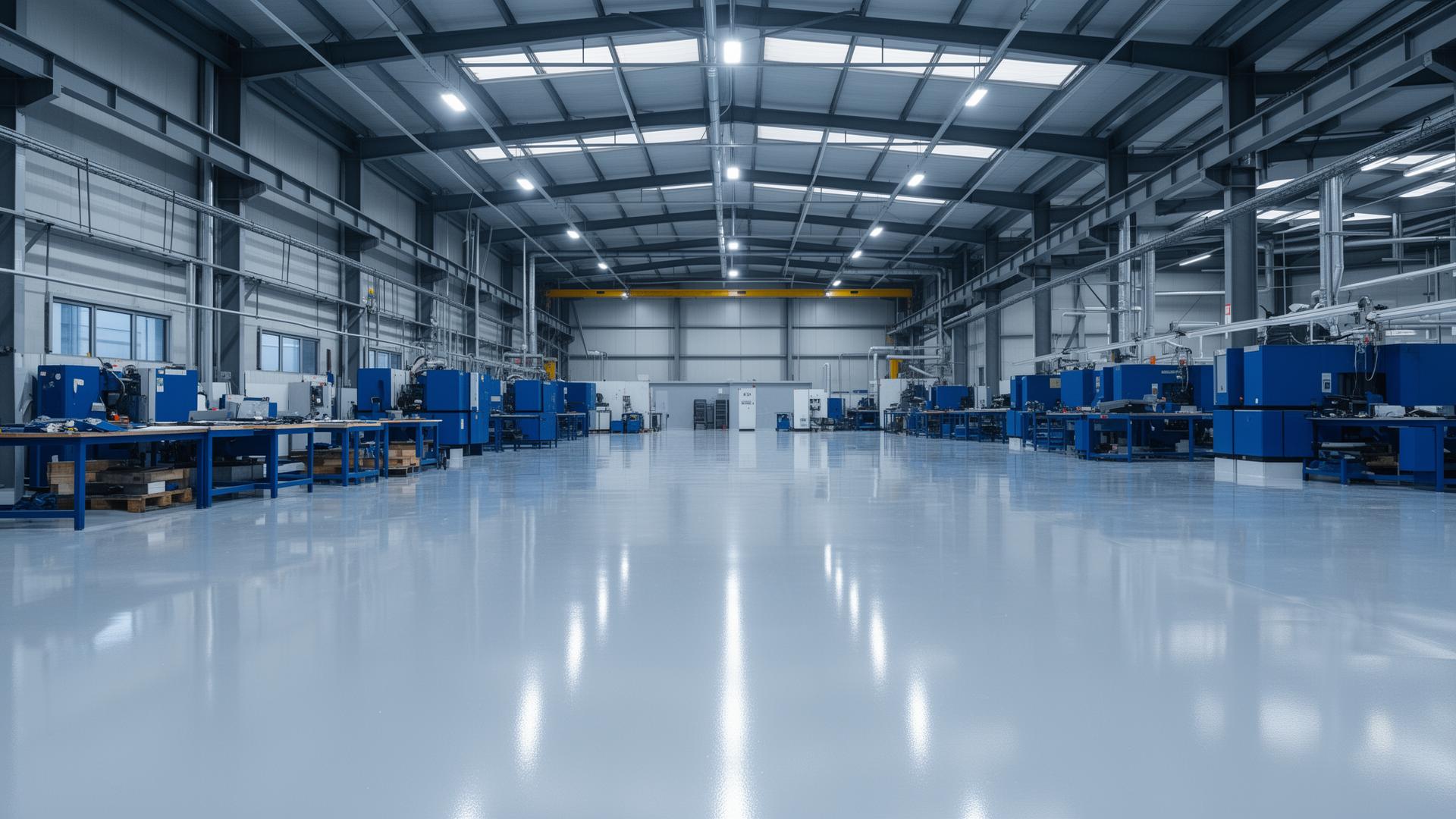 Industrial epoxy flooring